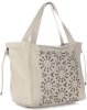 Bőr táska shopper bag Genuine Leather bézs 5157